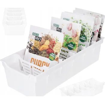 Dóza na potraviny Organizér na koření, dóza na koření, bílý