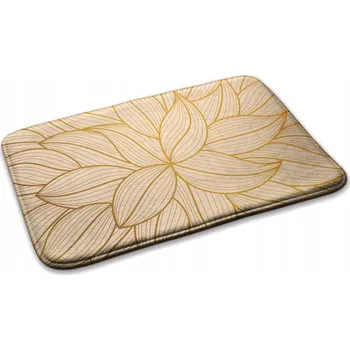 Koberec Moderní Módní Kobereček do obýváku s motivem Listy ve vzoru 75x45 cm