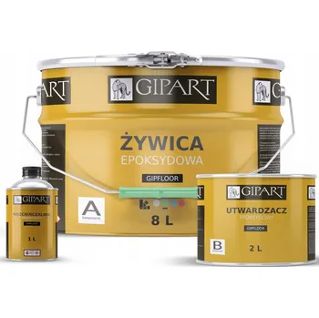 barva na beton Epoxidová pryskyřice GIPART šedá 15 kg pololesklá na betonu pro 40 m2