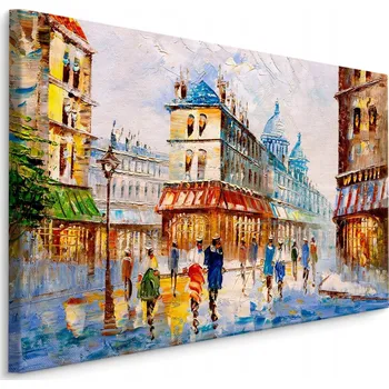 Obraz Obraz do Předsíně Pařížská Ulice MALUNEK 40x30