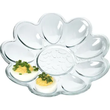 Talíř TALÍŘ TALÍŘEK NA VEJCE MÍSA SKLENĚNÁ NA VEJCE