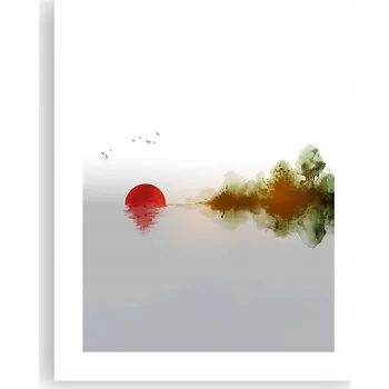 Obraz Obraz plakát na zeď bez rámu 40x50, orientální motiv, plakáty do obýváku nebo ložnice