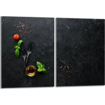 Kuchyňské prkénko Krájecí deska TMK ArtDeko sklo 2 ks