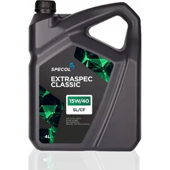 Motorový olej Minerální olej SPECOL Extraspec Classic SL/CF 15W/40 benzín diesel 4L