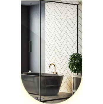 Zrcadlo Moderní Zrcadlo s LED podsvícením do Koupelny, Neutrální bílá, 100 cm