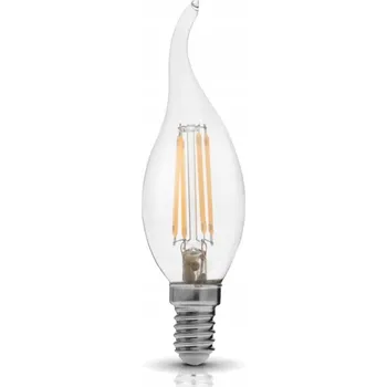 Žárovka 6x LED žárovka E14 4W Edison Filament Teplá bílá
