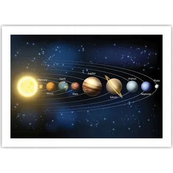 Obraz Plakát bez rámu do obýváku ložnice 70x50 kosmos moderní módní obraz