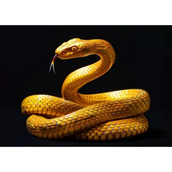 Plakát Plakát Zlatý Had bez rámu 29,7 x 21 cm