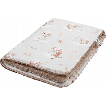 Dětská deka Oboustranná deka 100x150 cm Ovečky pro předškoláka Bavlna Minky Bonjour