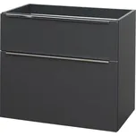 Mereo Mailo, koupelnová skříňka 81cm, antracit, chrom madlo CN531S