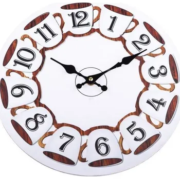 Hodiny Nástěnné hodiny, vícebarevné, 34 cm