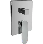 Mereo Sprchová podomítková baterie s trojcestným přepínačem, Mada, Mbox, hranatý kryt, chrom CBQ60157MC
