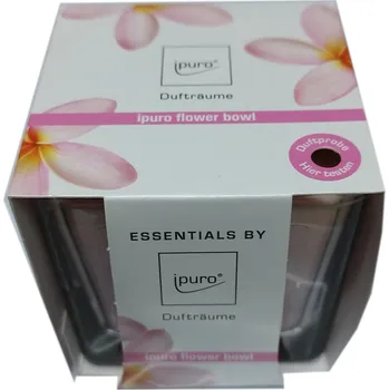 Svíčka Dekorativní parafínová svíčka s květinovým motivem ipuro 1 ks