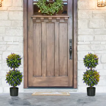 umělá květina Umělé levandule 70 cm 2 ks | zelené