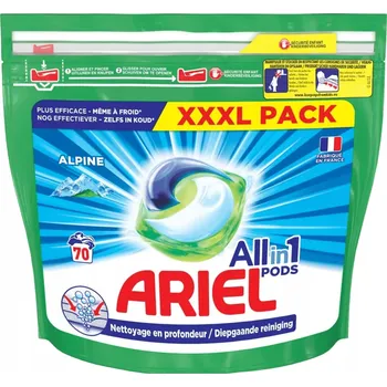 Kapsle na praní ARIEL Pods 3v1 70 ks pracích kapsle Alpine Reg