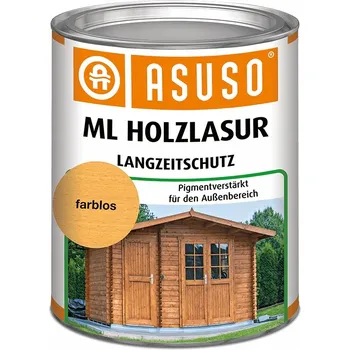 Lak na dřevo Lazura s lakem Clou 0,75 l hnědá polomatná