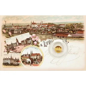 2025 - Zlatá mince Litomyšl - Dobové pohlednice