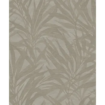 Tapeta Zambaiti Parati Luxusní vliesová tapeta na zeď, šedo-krémová, listy, Z57738, Architexture 2, Zambaiti Parati, velikost 10,05 x 0,53 m