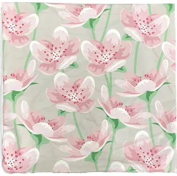 Polštář DEKORATIVNÍ POVLEČENÍ NA POLŠTÁŘ se vzorem KVĚTIN 40x40