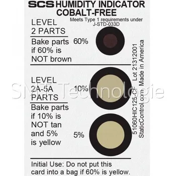 Indikátor vlhkosti, bez kobaltu, 5-10-60%, 125/bal - 100104845