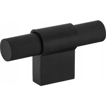 Nábytkové kování Gałka reling nábytková úchytka Rio černá T-bar HVYT moderní vysoká