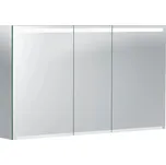 GEBERIT Skříňka se zrcadlem Option 120x15x70 cm s osvětlením, tři dveře