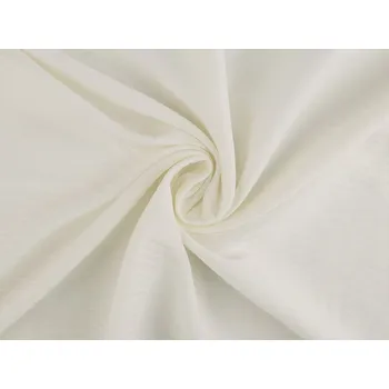 Halenkovina / plátno krešované splývavé Varianta: 1 (113 g/m²) slonová kost, Balení: 1 m