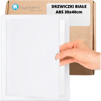 Revizní dvířka REVÍZNÍ DVÍŘKA PLASTOVÁ 30x40 BÍLÁ ABS 300x400mm revizní bílá