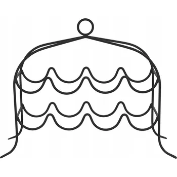 Stojan na víno Stojan na víno pro 8 lahví – roztomilá dekorace