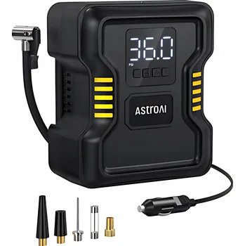 Kompresor AstroAI Přenosný kompresor na pneumatiky a kola, hustilka na matrace 120W