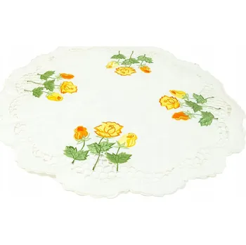 Papírový ubrousek Kulatý polyester ubrousek 60 cm x 60 cm