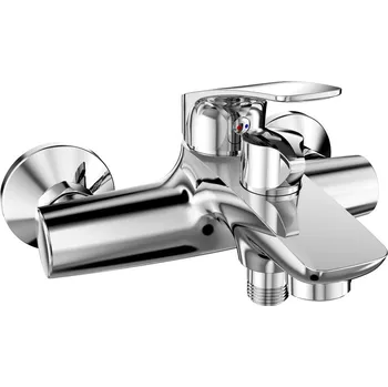 Vodovodní baterie Mereo Vanová nástěnná baterie, Eve, bez příslušenství, 150 mm, chrom CBV90104