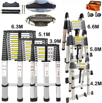 Žebřík Žebřík 3,9 m hliníkový, nosnost 150 kg