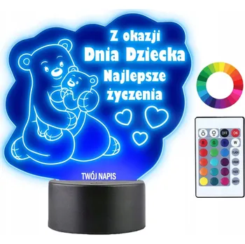 Lampička Plexido vícebarevná Noční lampa