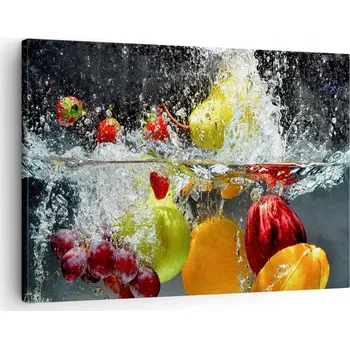 Obraz Obraz na plátně do obýváku ložnice 70x50 ovoce foto obrazy na zeď