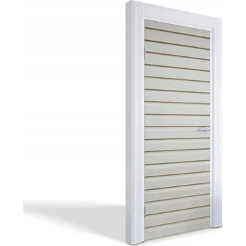 Fototapeta Samolepka s dekorativním potiskem na dveře Bílé nástěnné panely 75x205 cm