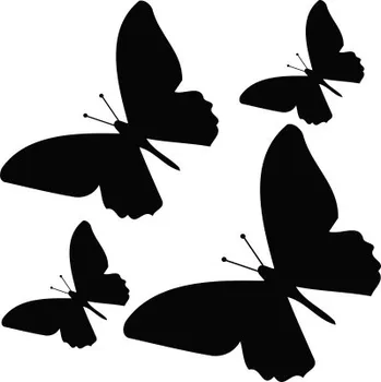 Obraz Nálepky na zeď MOTÝLI 10 ks Arch 100 cm