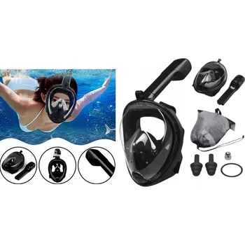 Potápěčská maska Potápěčská potápěčské brýle R2 Invest černá