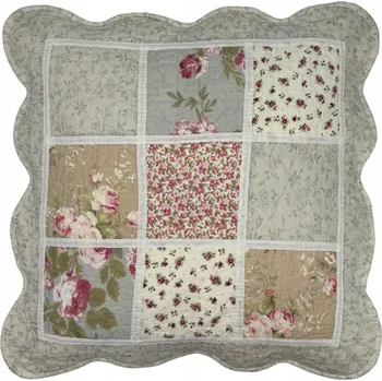 Povlak na polštářek Dekorační povlak na polštář Patchwork 100% Bavlna Boho Farmhouse Country N4