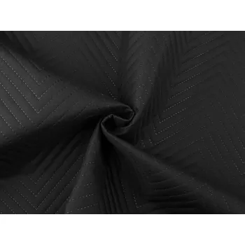 Zateplená kočárkovina OXFORD 600D Varianta: 2 černá rybí kost, Balení: 1 m