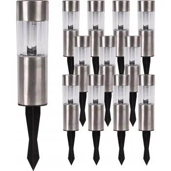 Venkovní osvětlení 12x Solární lampa LED ZAPICHOVACÍ se soumrakovým senzorem