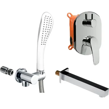 Vodovodní baterie Mereo Vanový set s dvoucestnou podomítkovou bateríí CB650VE1