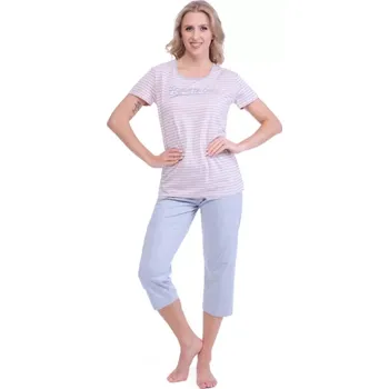 Dámské pyžamo 2576/73913 - dámské pyžamo Ruko, L, mix vzor