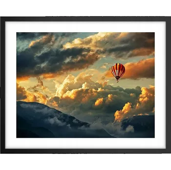 Obraz Foto obraz, plakát na zeď v černém rámu 50x40 abstrakce do obýváku