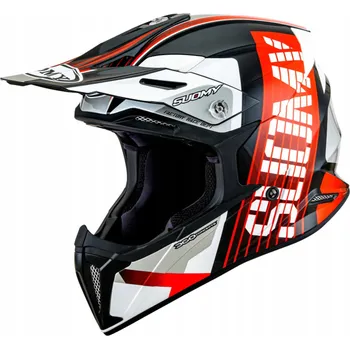 Cyklistická přilba SUOMY PŘILBA X-WING AMPED ČERNÁ ČERVENÁ VELIKOST L