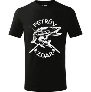 Chlapecké tričko DOBRÝ TRIKO Dětské tričko Petrův zdar Velikost: 158/12 let, Barva: Černá
