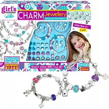 kreativní sada Sada na výrobu náramků M-IMP Charm, 115 dílů