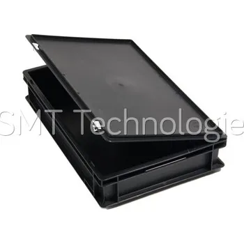 ESD Víko pro ESD přepravku Newbox StaticTec, s panty, 600x400mm - 100104001701