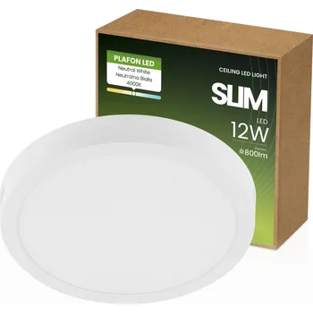 Kulatý Stropní Svítidlo NNLED 16,8 x 2,8 cm bílá