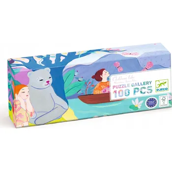 Puzzle JEZERO - Umělecké Puzzle, 100 dílků, DJECO DJ07635, Věk 5+